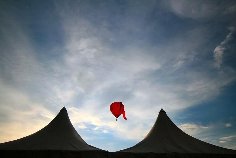 taken during the first putrajaya hot air balloons show in march 2009