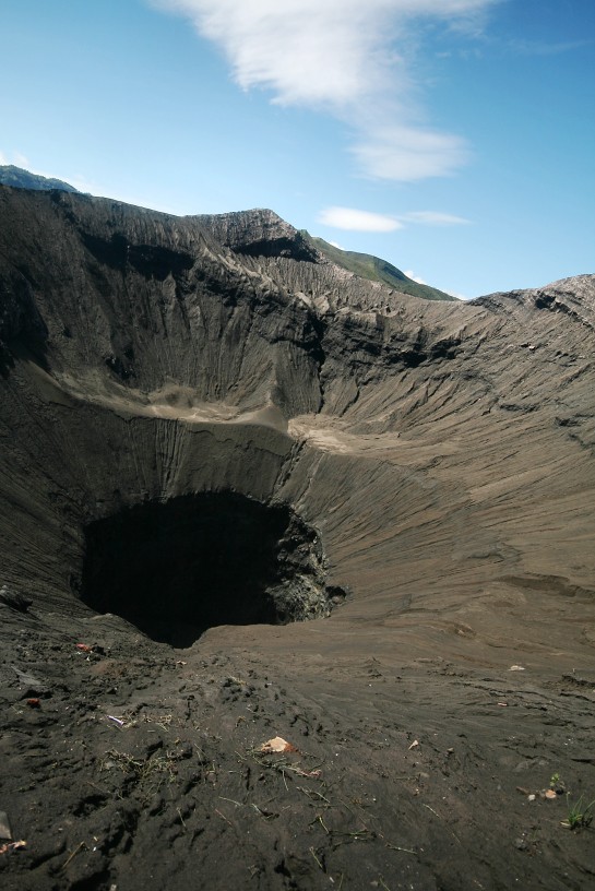 bromo's crater