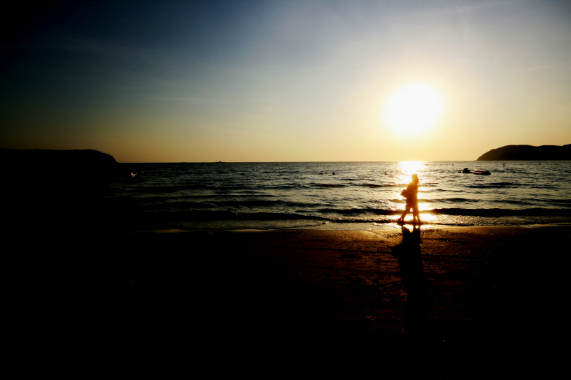 cenang beach sunset